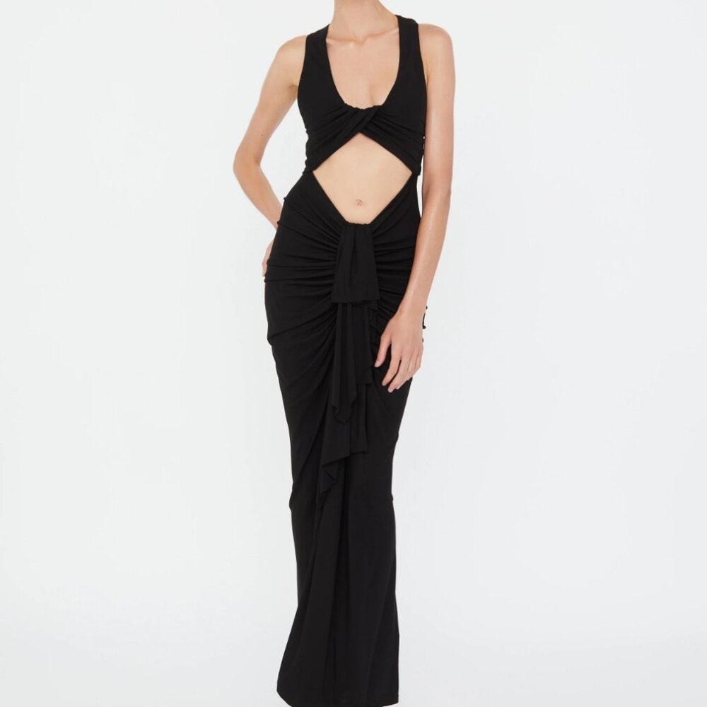 Christopher Esber Vivenda Drape Front Dress